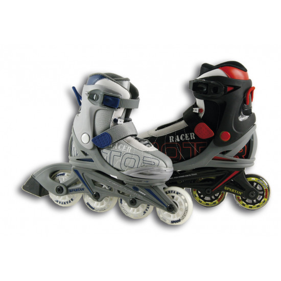 Inline skates SPARTAN Soft Racer, Silver