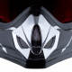 Junior motorcycle helmet W-TEC V310 black with scull