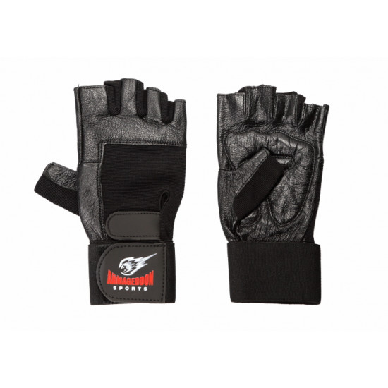 Fitness wrist gloves ARMAGEDDON SPORTS Black