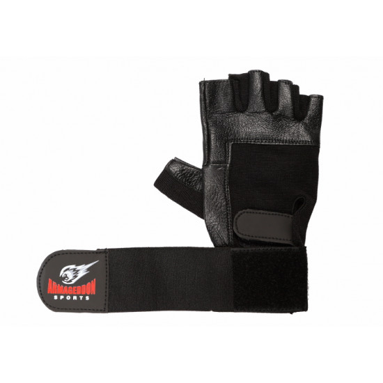 Fitness wrist gloves ARMAGEDDON SPORTS Black