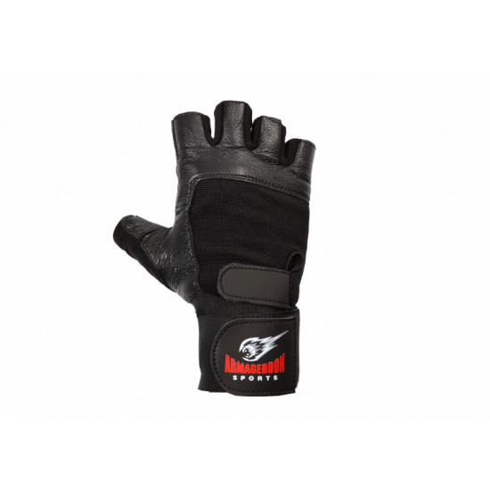 Fitness wrist gloves ARMAGEDDON SPORTS Black