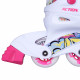 Children's adjustable roller ACTION Doly with lighted wheels,Pink
