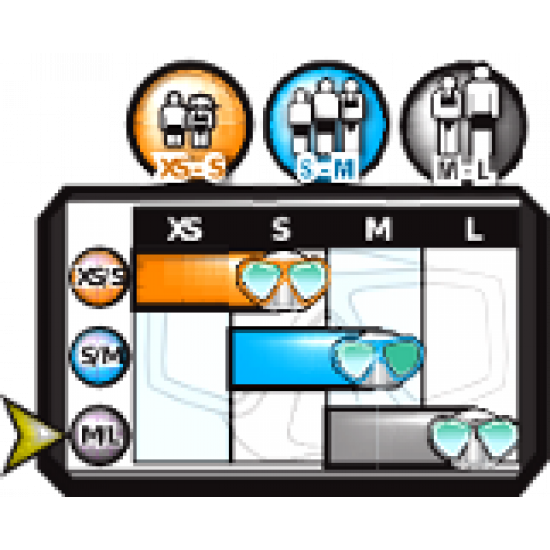 Schnorkel AQUALUNG Airflex Purge LX , Arctic white