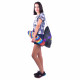 Backpack inSPORTline Sportsy, Purple/Yellow