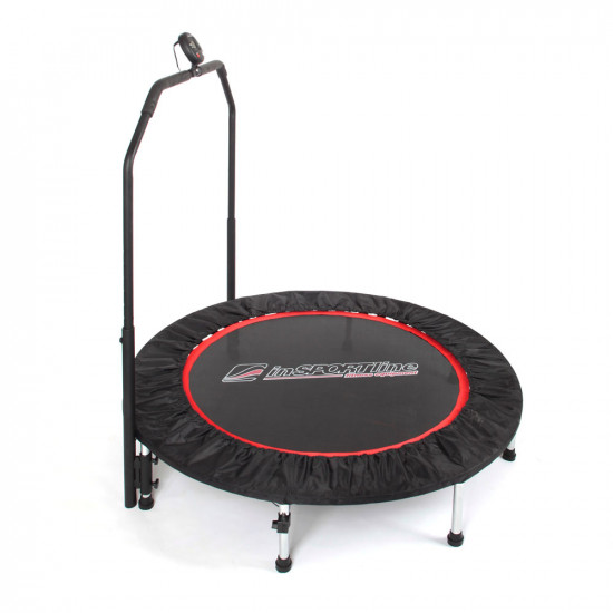 Trampoline with handlebar inSPORTline PPROFI Digital 140 cm