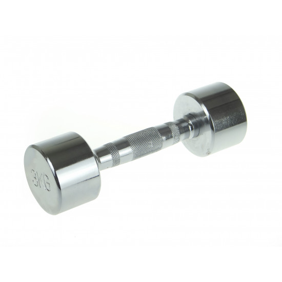 Chrome Dumbbell inSPORTline 3 kg