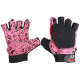 Womens fitness gloves ARMAGEDDON SPORTS Flower Pink