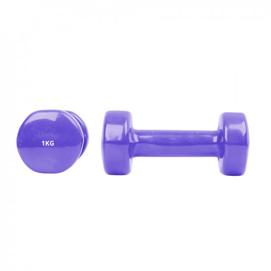 Set of vinyl dumbbells inSPORTline  2 х 1 kg