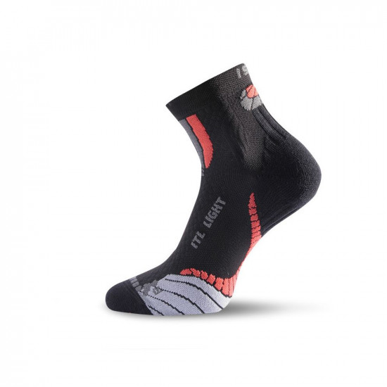 Thermo socks LASTING ITL, Black and Red