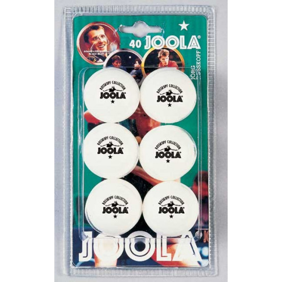 Table Tennis Balls JOOLA Rossi* 6 pcs