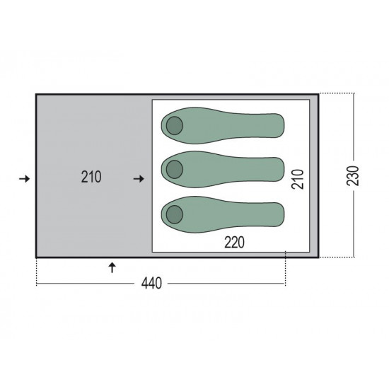 Tent PINGUIN Nimbus 3