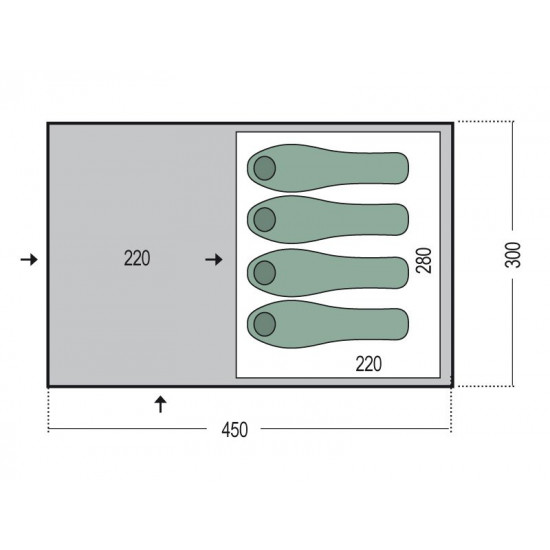 Tent PINGUIN Nimbus 4