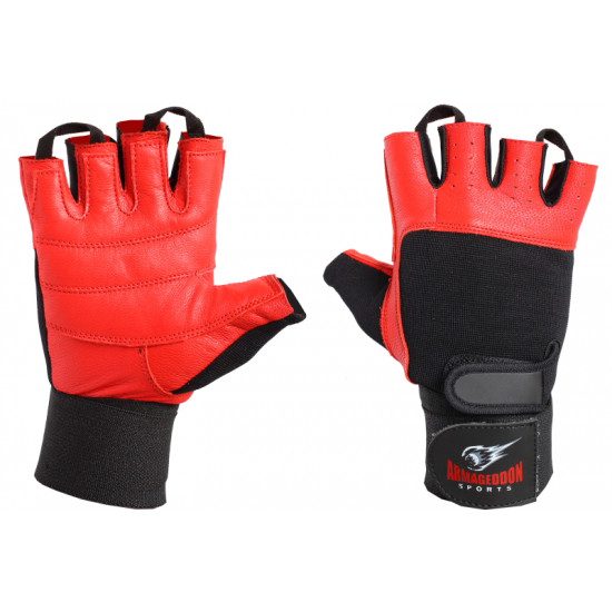 Fitness gloves ARMAGEDDON SPORTS Red Lux