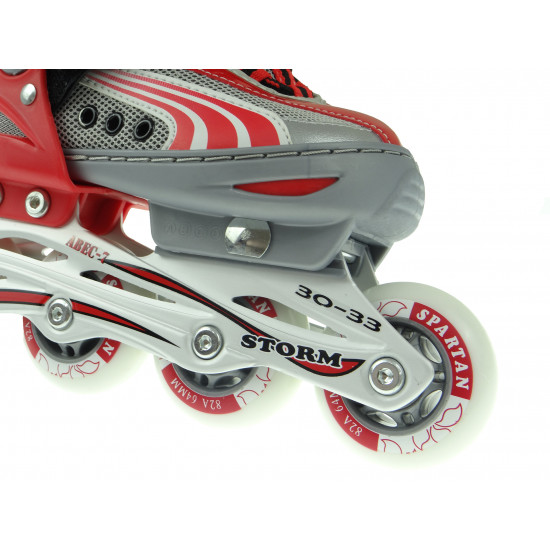 In-line Skates SPARTAN Storm, Red