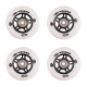 Set 4 pcs – Wheels 64mm and Bearing ABEC-5 carbon