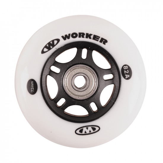 Set WORKER 72mm wheels and ABEC-7 chrome bearings