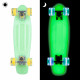 Glowing Pennyboard Worker Lumy 22, Green