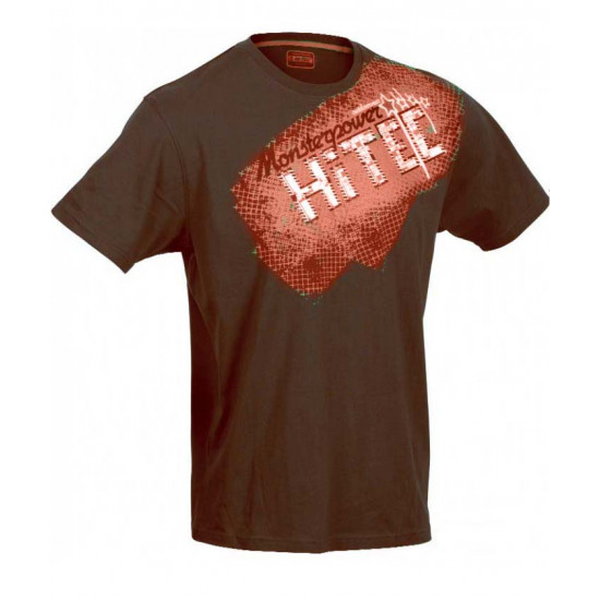 Men's Sports T-Shirt HI-TEC Rojvol, Chocolate Men's Sports T-Shirt HI-TEC Rojvol, Chocolate