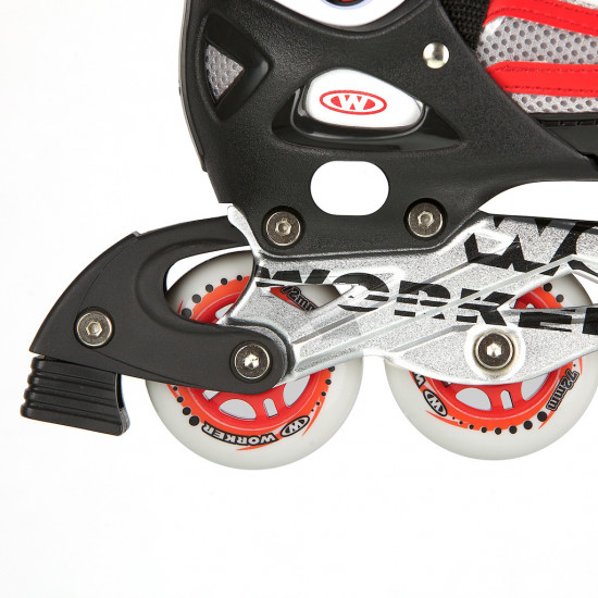 In-line skates WORKER Nolan 2in, Red In-line skates WORKER Nolan 2in, Red