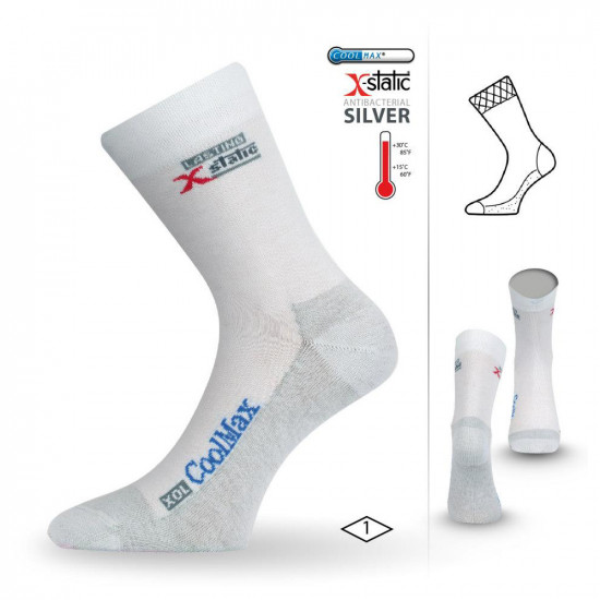 Тhermo socks LASTING XOL, White