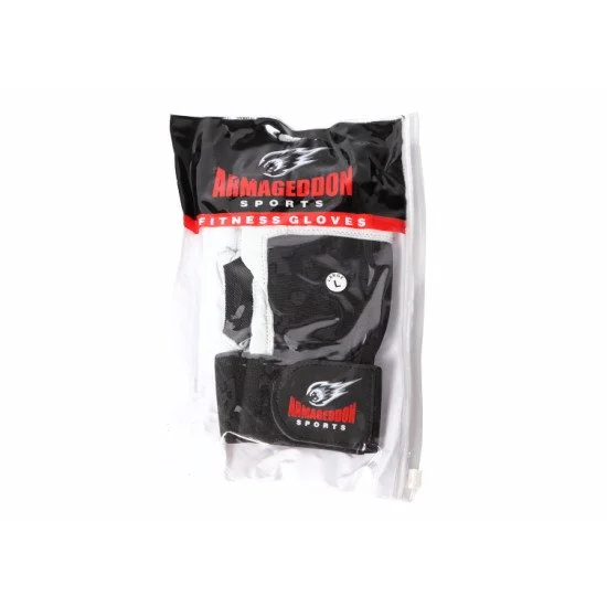 Fitness wrist gloves ARMAGEDDON SPORTS, White Fitness wrist gloves ARMAGEDDON SPORTS, White