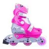 Children’s Rollerblading Set WORKER Polly LED - with glowing wheels