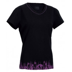 Women's T-shirt HI-TEC Caillach Wo s, Black