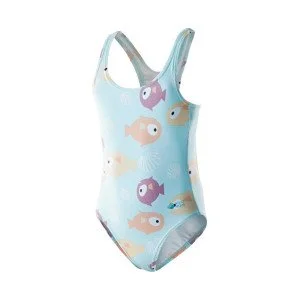 Kids One piece swimsuit AQUAWAVE Sea girl, Blue Kids One piece swimsuit AQUAWAVE Sea girl, Blue