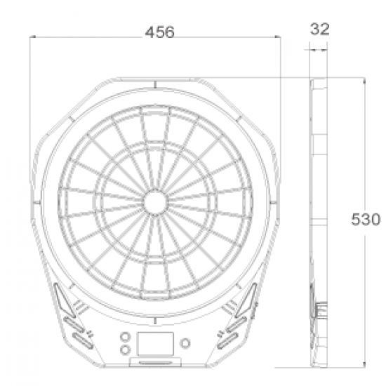 Electronic Dartboard ECHOWELL DC 88