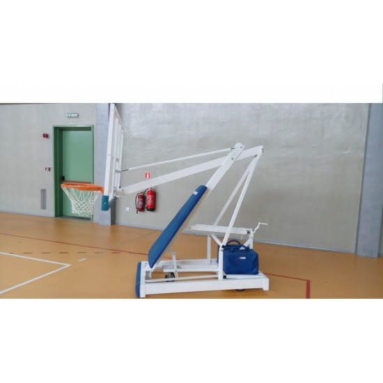 Mobile stand for basketball