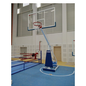 Mobile Plexiglas Basketball Stand