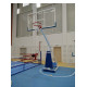 Mobile Plexiglas Basketball Stand