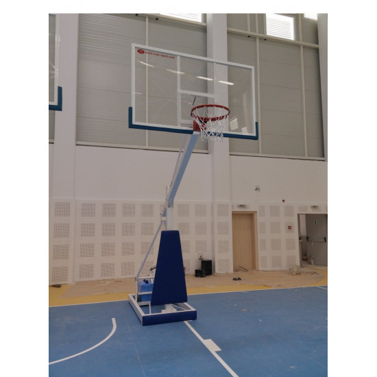 Mobile Plexiglas Basketball Stand