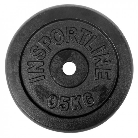 Steel Weight Plate inSPORTline 0,5 kg