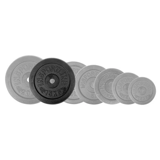 Steel disc inSPORTline 15 kg