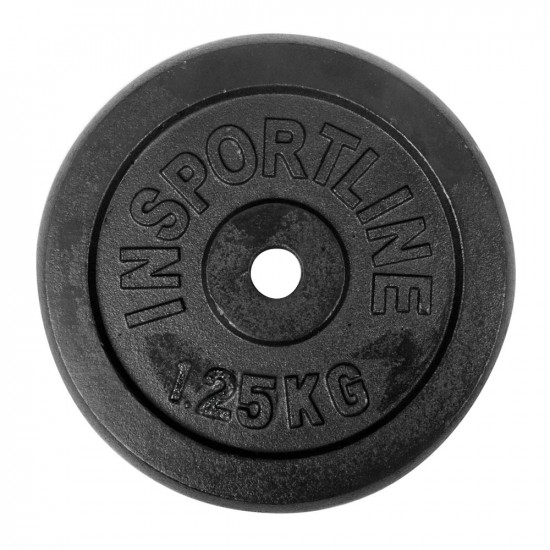 Steel Weight Plate inSPORTline 1.25 kg