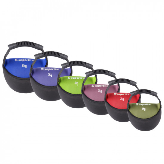 Neoprene dumbbell  inSPORTline Bell-bag 5 kg