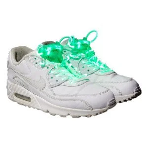 Light Up Shoelaces WORKER Platube 100cm, Green