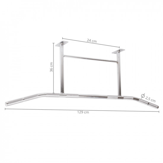 Ceiling Mounted Pull Up Bar inSPORTline LCR-1118