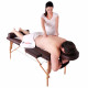 Massage table inSPORTline Taisage 2-pieces wooden