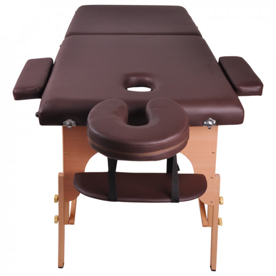 Massage table inSPORTline Taisage 2-pieces wooden