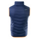 Mens quilted vest HI-TEC Solner, Blue/Orange