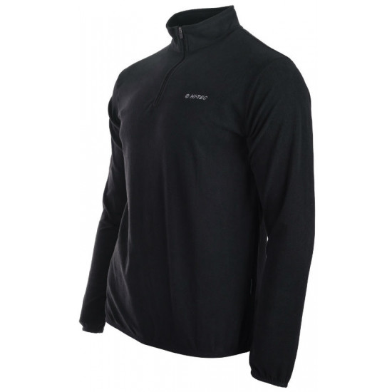 Mens fleece shirt HI-TEC Damer, Black