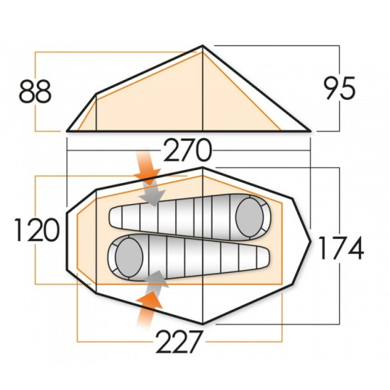 Tent VANGO Banshee 200