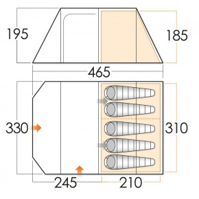 Tent VANGO Iris 500 | YAKOSPORT.EU