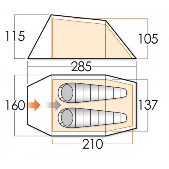 Tent VANGO Ark 200