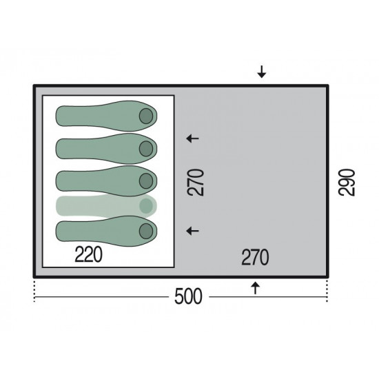 Tent PINGUIN Omega 4 Tent PINGUIN Omega 4
