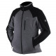 Mens fleece jacket HI-TEC Monar Ebony melange/Black Mens fleece jacket HI-TEC Monar Ebony melange/Black