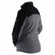 Mens fleece jacket HI-TEC Monar Ebony melange/Black Mens fleece jacket HI-TEC Monar Ebony melange/Black