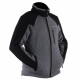 Mens fleece jacket HI-TEC Monar Ebony melange/Black